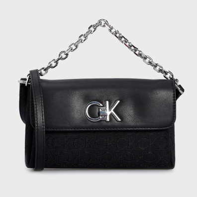 Τσάντα Χειρός Calvin Klein Re-Lock K60K611989-0GK Μαύρο