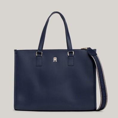 Τσάντα Χειρός Tommy Hilfiger AW0AW15978-DW6 Μπλε