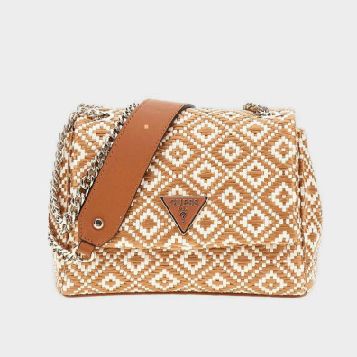 Τσάντα Χιαστί Guess WR922821-COGNAC Ταμπά