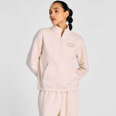 Φούτερ New Balance WT43501-LIN Μπεζ