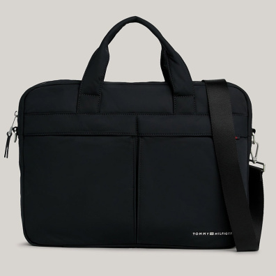 Χαρτοφύλακας Tommy Hilfiger AM0AM12215-BDS Μαύρο