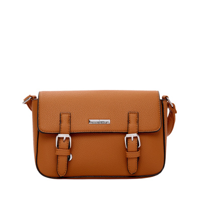 Τσάντα χιαστή QR-23930 - Καφέ