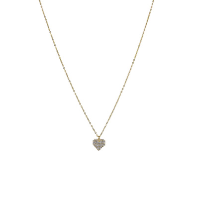 Αλυσίδα λαιμού με καρδιά DJ-047 - Χρυσό