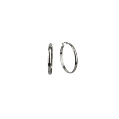 Κρίκος σκουλαρίκι HQ-035 - Ασημί