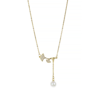 Αλυσίδα λαιμού με σχέδια DJ-030 - Χρυσό