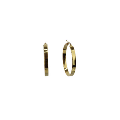 Κρίκος σκουλαρίκι HQ-035 - Χρυσό