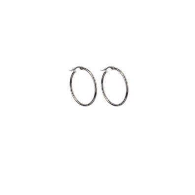 Κρίκος σκουλαρίκι HQ-007 - Ασημί