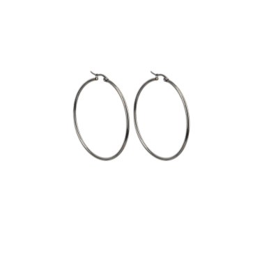 Κρίκος σκουλαρίκι HQ-011 - Ασημί