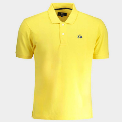 T-Shirt Polo La Martina BPMP01PK031-GI02101 Κίτρινο