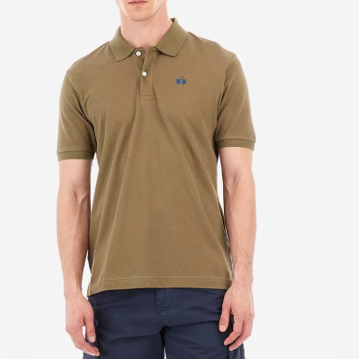 T-Shirt Polo La Martina BPMP01PK031-VE03197 Λαδί