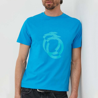 T-Shirt Trussardi TRU1MTS01-AZT Γαλάζιο