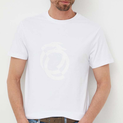 T-Shirt Trussardi TRU1MTS01-BIW Άσπρο