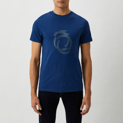 T-Shirt Trussardi TRU1MTS01-BLD Μπλε