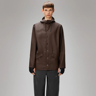 Αδιάβροχο Μπουφάν Rains 12010-23 Σκούρο Καφέ