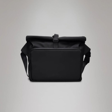 Αδιάβροχο Τσαντάκι Μέσης Rains Rolltop Commuter Bag W3 14570-01 Μαύρο
