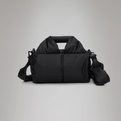 Αδιάβροχο Τσαντάκι Χιαστί Rains Nyssa Puffer Duffel Mini W3 13850-01 Μαύρο