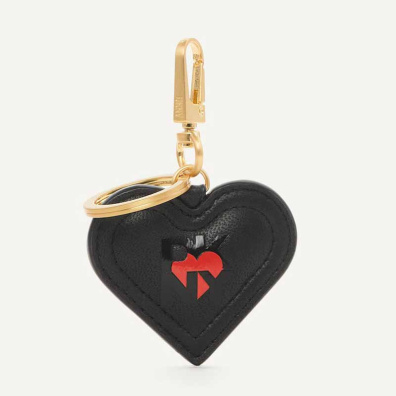 Δερμάτινο Μπρελόκ DKNY Heart Of NY Heart R411ZF04-BGD Μαύρο