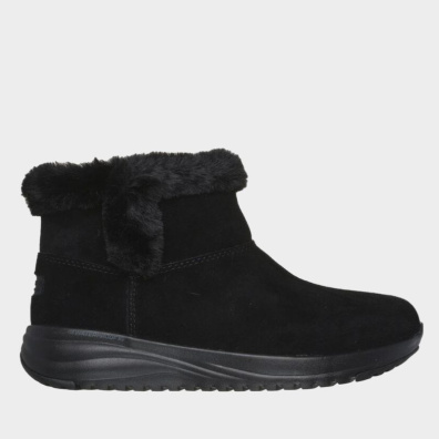 Μποτάκι Με Γούνα Skechers Cozy Step 144775-BBK Μαύρο
