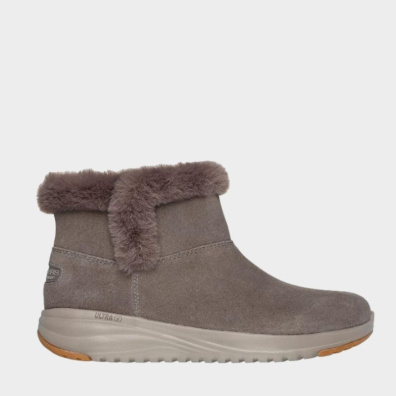 Μποτάκι Skechers Cozy Step 144775-DKTP Καφέ