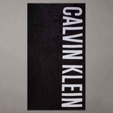 Πετσέτα Θαλάσσης Calvin Klein KU0KU00117-BEH Μαύρο