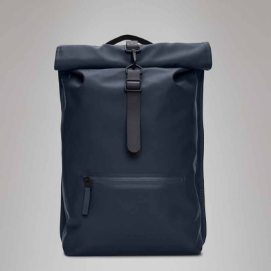 Σακίδιο Πλάτης Rains Rolltop Rucksack 13320-47 Σκούρο Μπλε