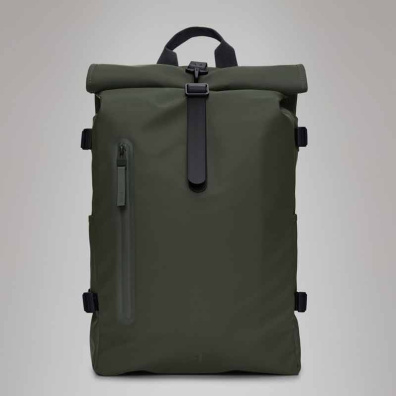 Αδιάβροχο Σακίδιο Rains Rolltop Rucksack Large  14590-Green Πράσινο