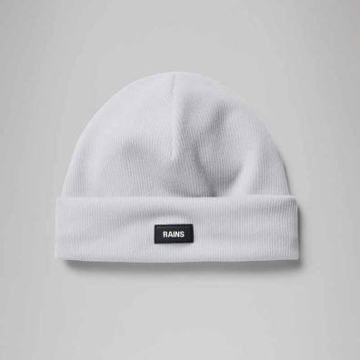 Σκουφάκι Rains Ribbed Fleece Beanie T1 20360-89 Γκρι