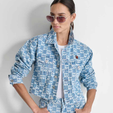 Τζιν Μπουφάν DKNY Heart Of NY D2B4A115-BLU Γαλάζιο