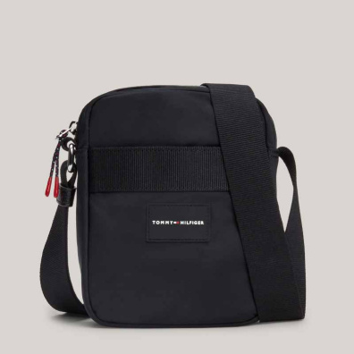 Τσαντάκι Ώμου Tommy Hilfiger AM0AM12469-BDS Μαύρο