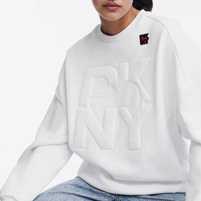 Φούτερ DKNY Heart Of NY D2B4A138-WHT Άσπρο