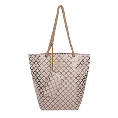 Τσάντα θαλάσσης 9628 - Σαμπανιζέ