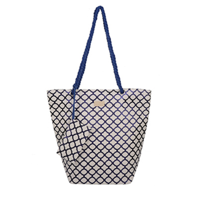 Τσάντα θαλάσσης 9628 - Μπλέ