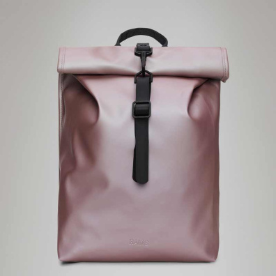 Mini Σακίδιο Πλάτης Rains Rolltop Rucksack 13330-37 Μωβ