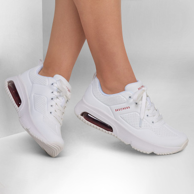 Sneaker Skechers Deboss Durabuck 177610-WHT Άσπρο