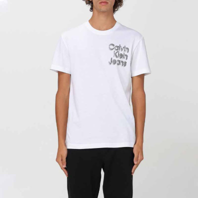 T-shirt Calvin Klein J30J325680-YAF Άσπρο