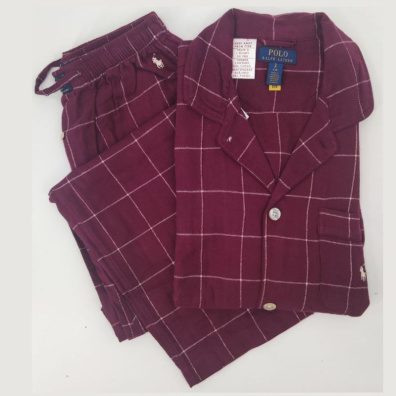 Βαμβακερό Σετ Πιτζάμες Polo Ralph Lauren 714915969004 Κόκκινο