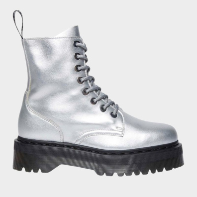 Αρβυλάκι Dr. Martens Jadon Milled Metallic 31922040 Ασημί