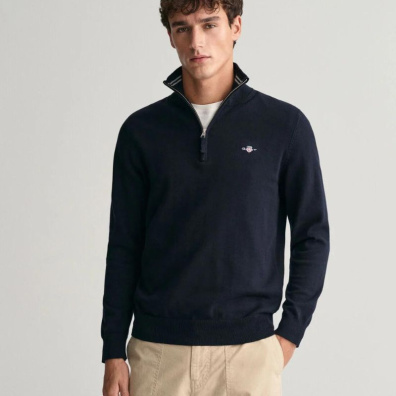 Βαμβακερό Πουλόβερ Gant 3G8030564-433 Σκούρο Μπλε