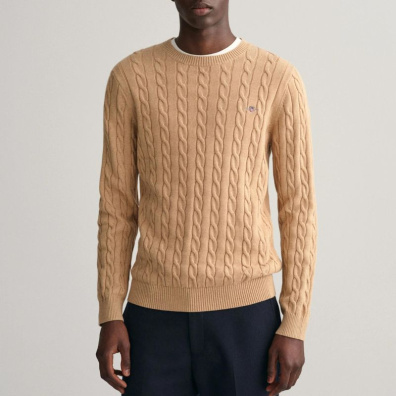 Βαμβακερό Πουλόβερ Gant 3G8050601-G0296 Μπεζ