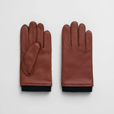 Δερμάτινα Γάντια Gant 3G9930051-278 Καφέ