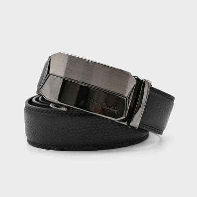 Δερμάτινη Αυτόματη Ζώνη Pierre Cardin 9031 Μαύρο