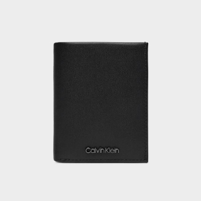 Δερμάτινη Καρτοθήκη Calvin Klein K50K511284-BEH Μαύρο