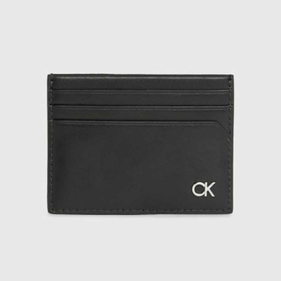 Δερμάτινη Καρτοθήκη Calvin Klein K50K511690-BEH Μαύρο