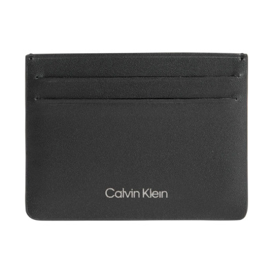 Δερμάτινη Καρτοθήκη Calvin Klein K50K511697-BEH Μαύρο