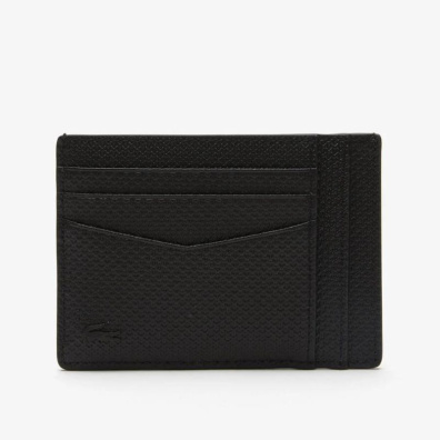 Δερμάτινη Καρτοθήκη Lacoste Chantaco Calfskin NH4120CE-000 Μαύρο