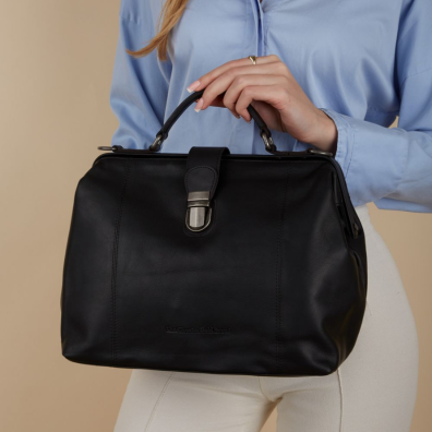 Δερμάτινη Τσάντα Χειρός The Chesterfield Brand Doctors Shaun C48.1118-011 Μαύρο