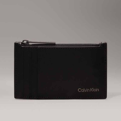 Δερμάτινη Καρτοθήκη Calvin Klein K50K512075-BEH Μαύρο