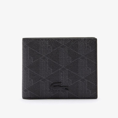 Καρτοθήκη Lacoste The Blend Monogram NH3697LX-H45 Μαύρο