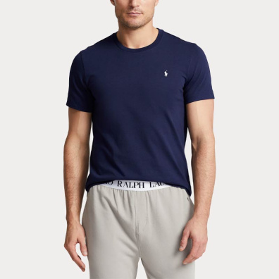 Μονόχρωμο T-shirt Polo Ralph Lauren 714844756002 Σκούρο Μπλε