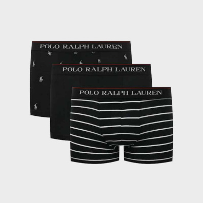 Μποξεράκια Polo Ralph Lauren 3τμχ 714830299009 Μαύρο